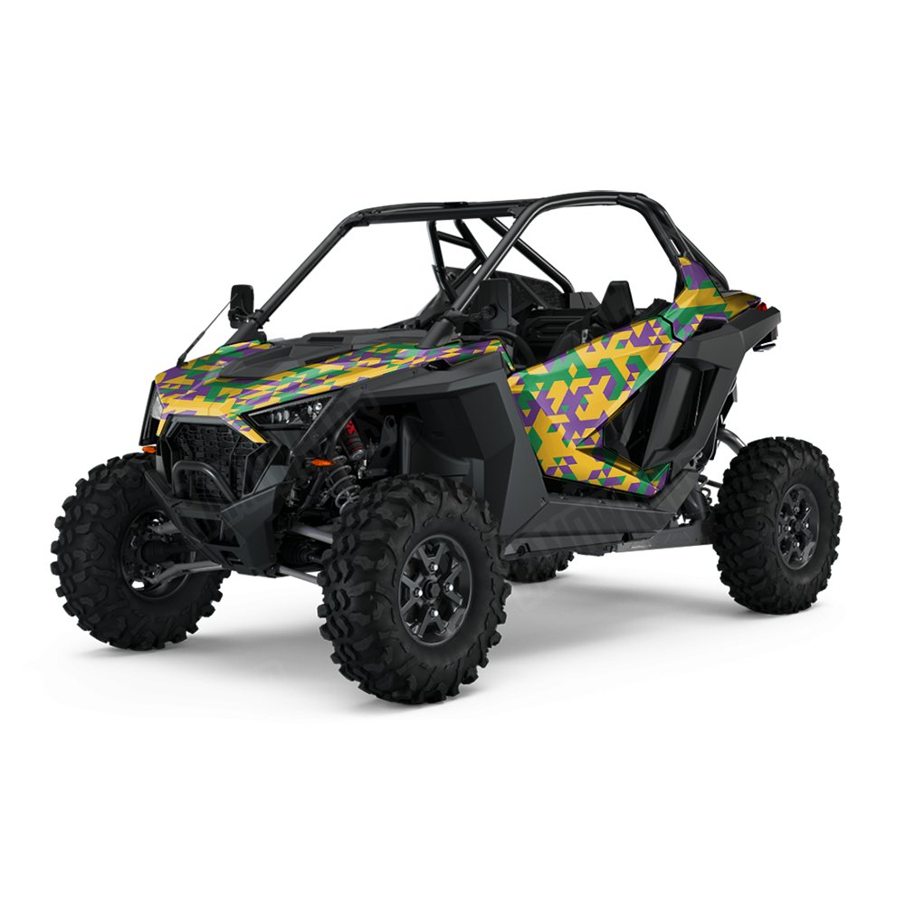 Triangle Mardi Gras UTV Wraps