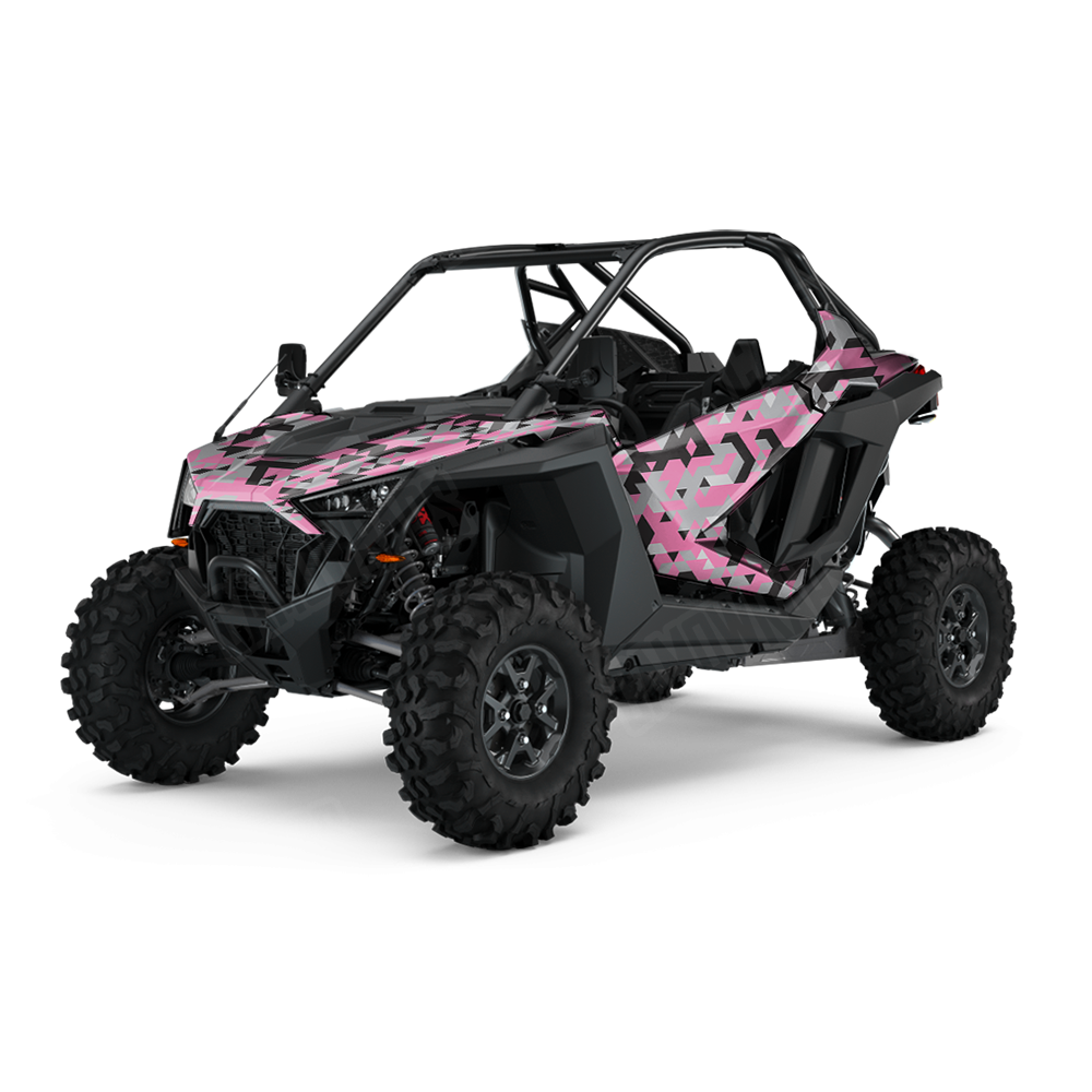 Triangle Pink Tiger UTV Wraps