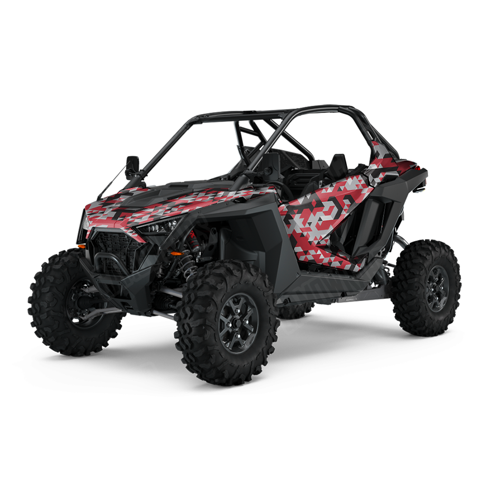 Triangle Red Tiger UTV Wraps