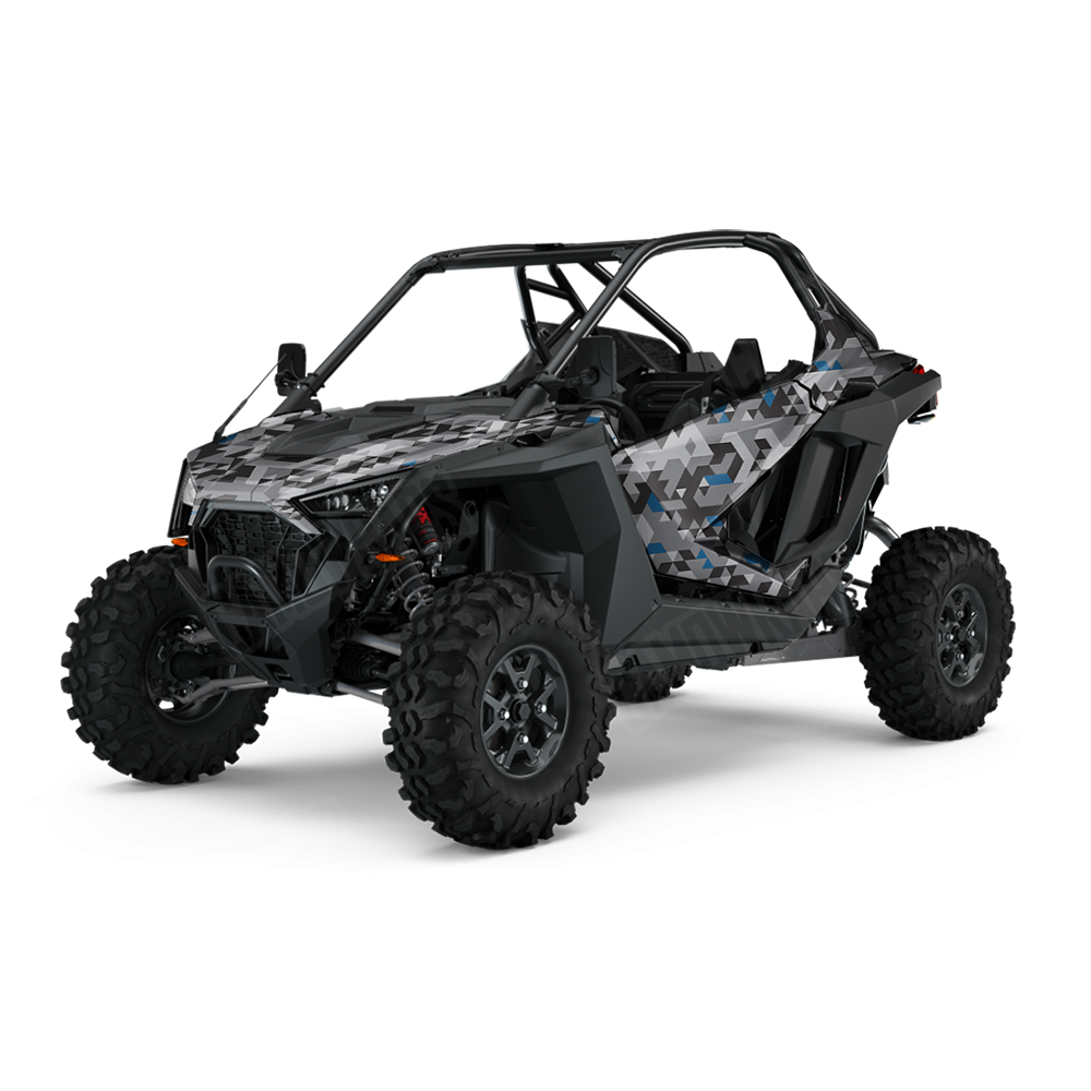 Triangle Urban Blue UTV Wraps