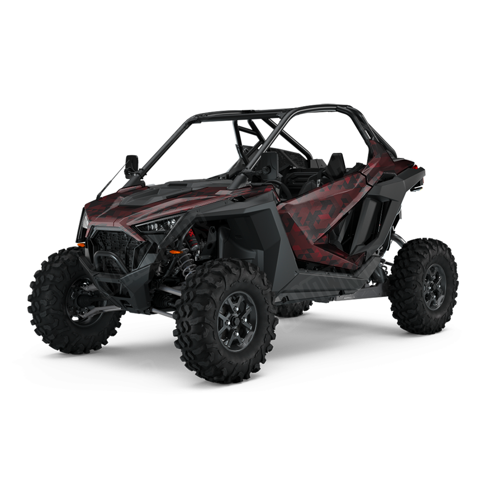 Triangle Vampire Red UTV Wraps