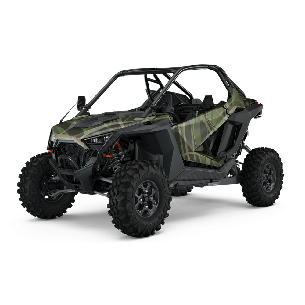 Liquid Smoke Army Green UTV Wraps