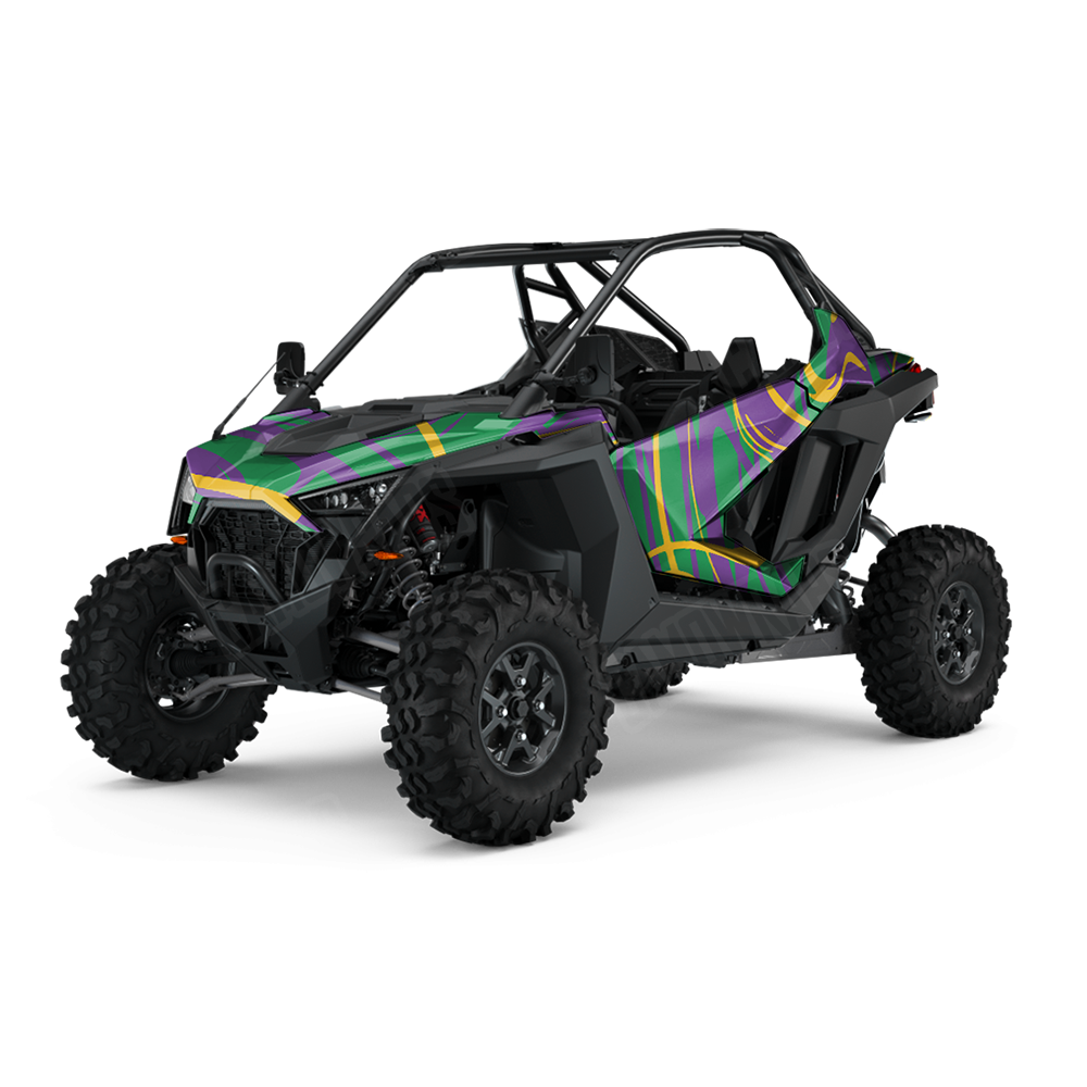 Liquid Smoke Mardi Gras UTV Wraps