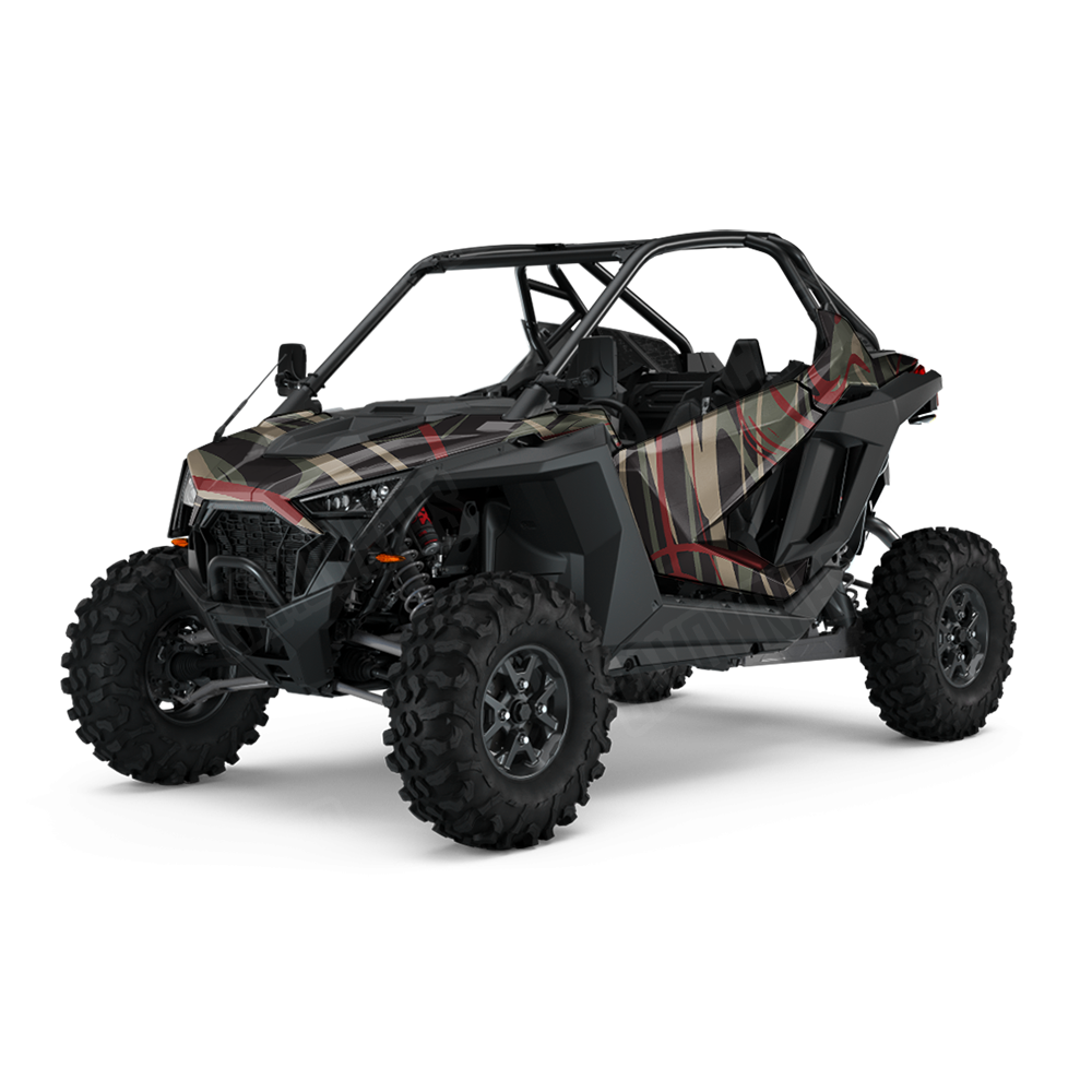 Liquid Smoke Militant Red UTV Wraps