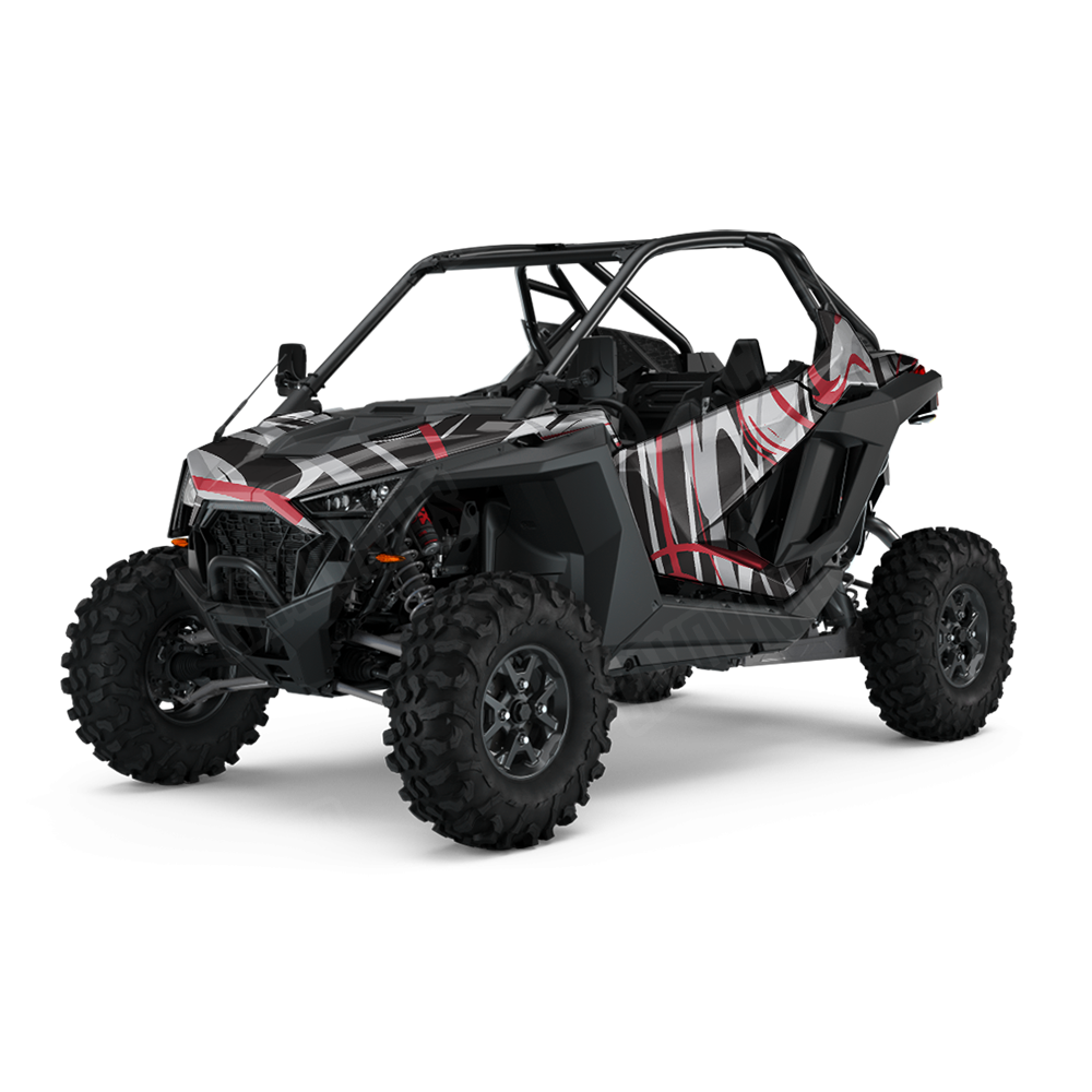 Liquid Smoke Red Tiger UTV Wraps