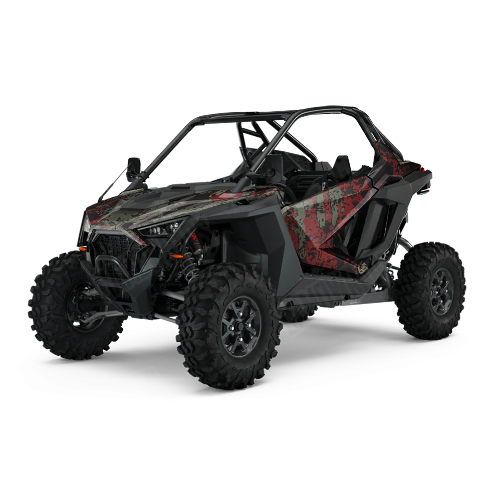 Pasted Militant Red UTV Wraps