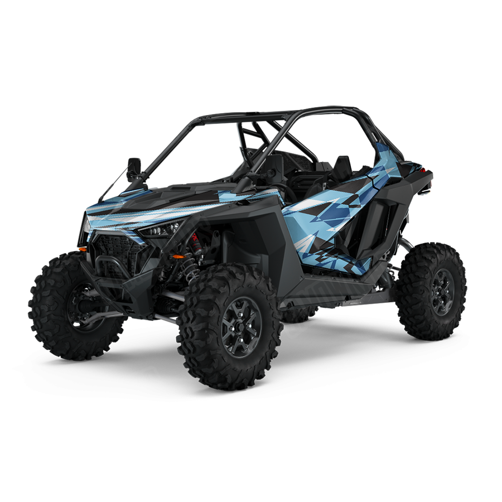 Sharp Baby Blue UTV Wraps
