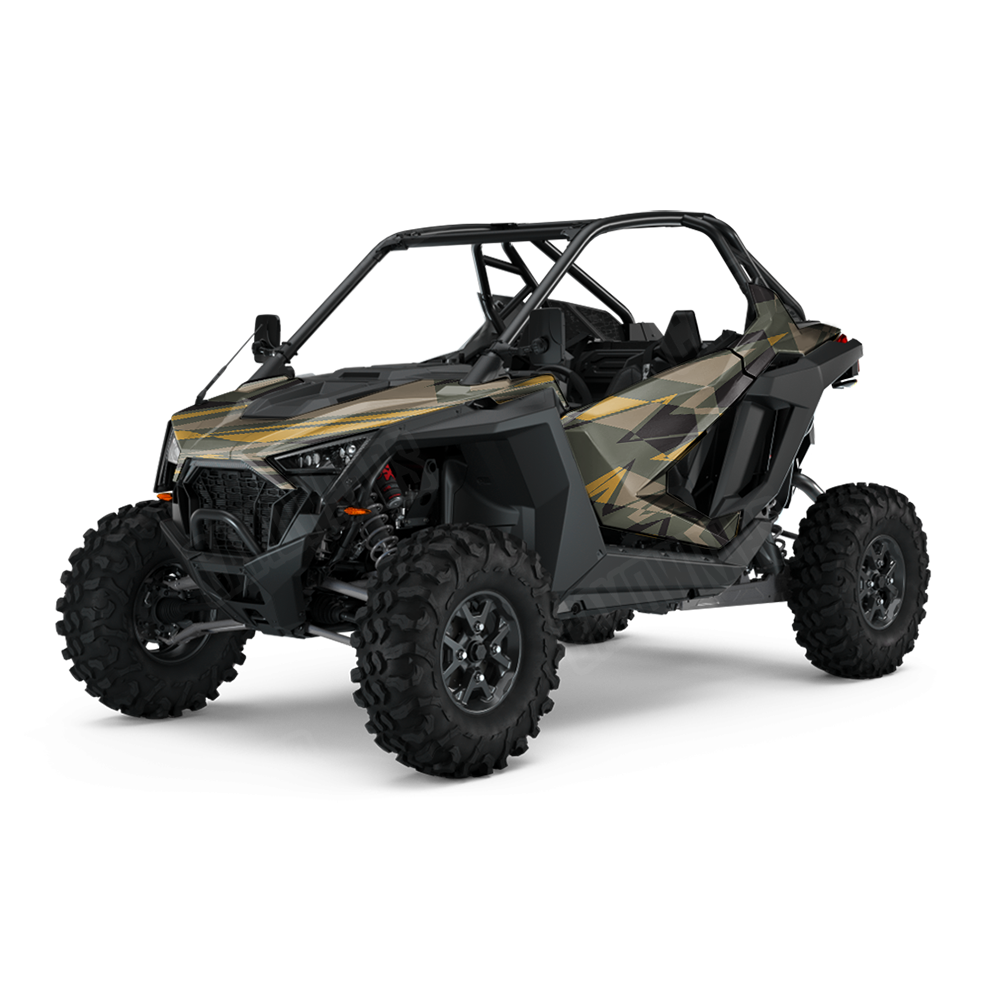 Sharp Militant Yellow UTV Wraps