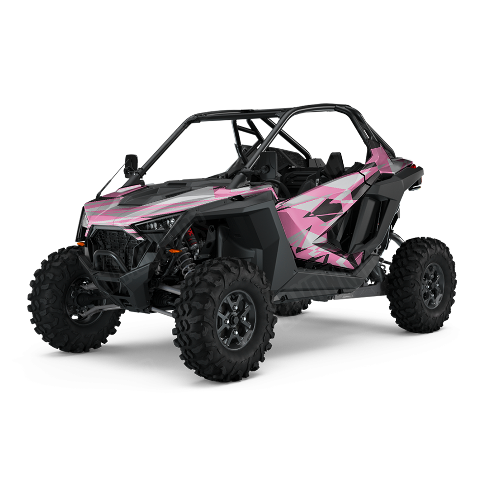 Sharp Pink Tiger UTV Wraps