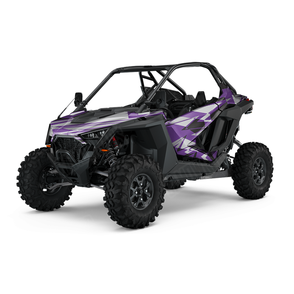 Sharp Purple Tiger UTV Wraps