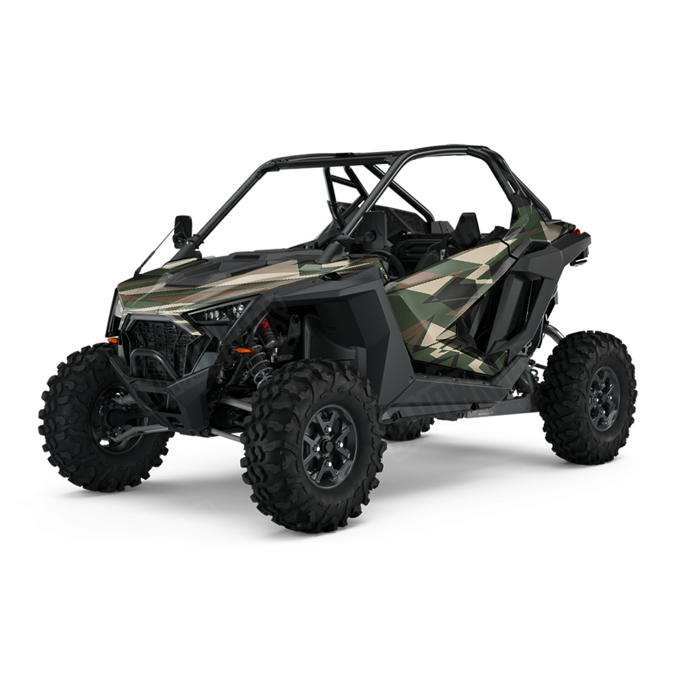Sharp Woodland UTV Wraps