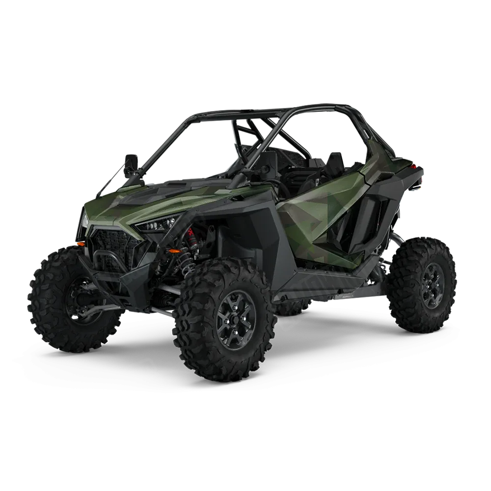 Shattered Army Dark Green UTV Wraps