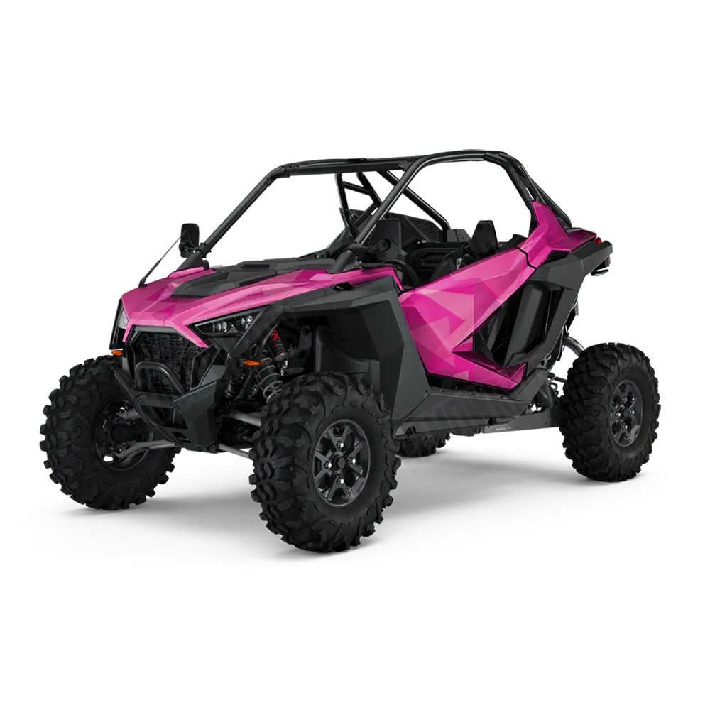 Shattered Elite Magenta UTV Wraps