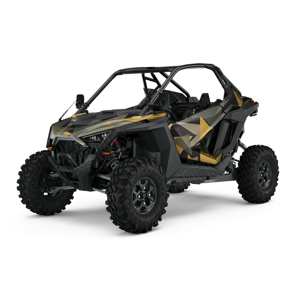 Shattered Militant Yellow UTV Wraps