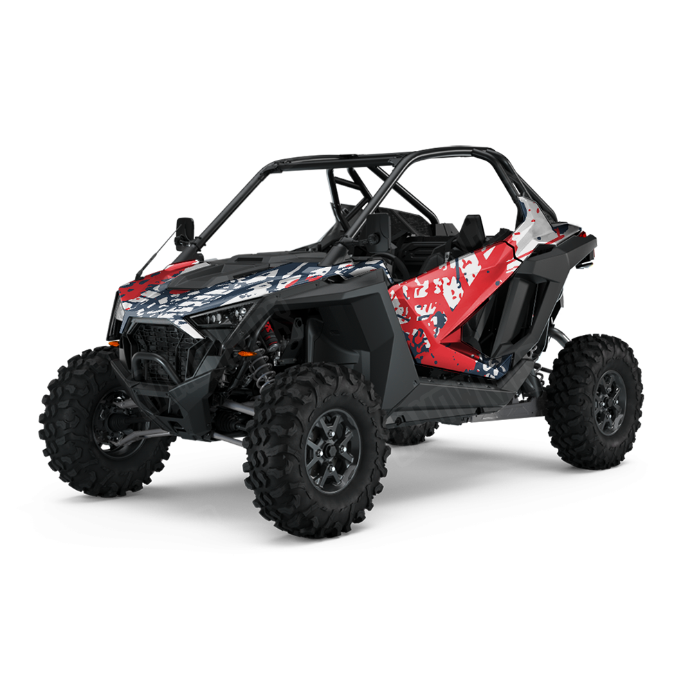 Tire Splatter America UTV Wraps