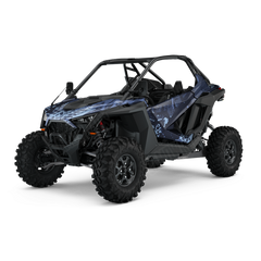 Tire Splatter Blue Urban Night UTV Wraps