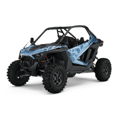 Tire Splatter Cool Blue UTV Wraps