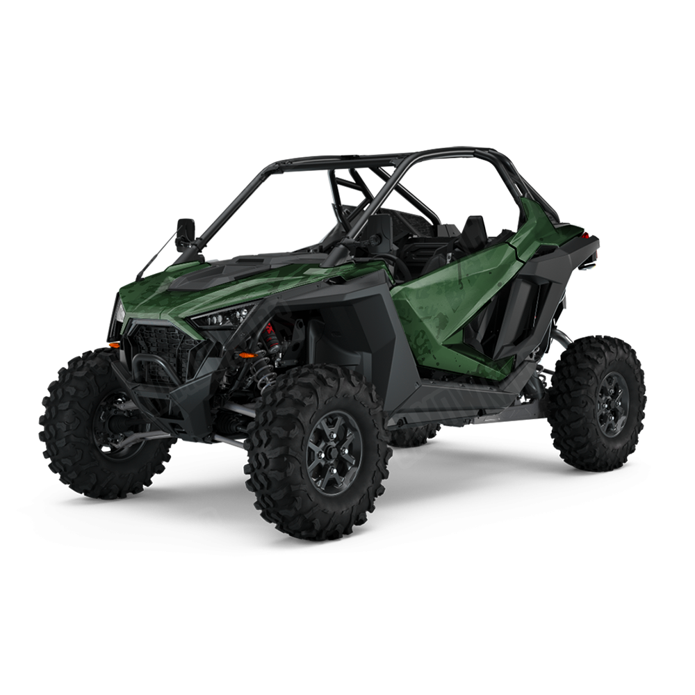 Tire Splatter Elite Green UTV Wraps