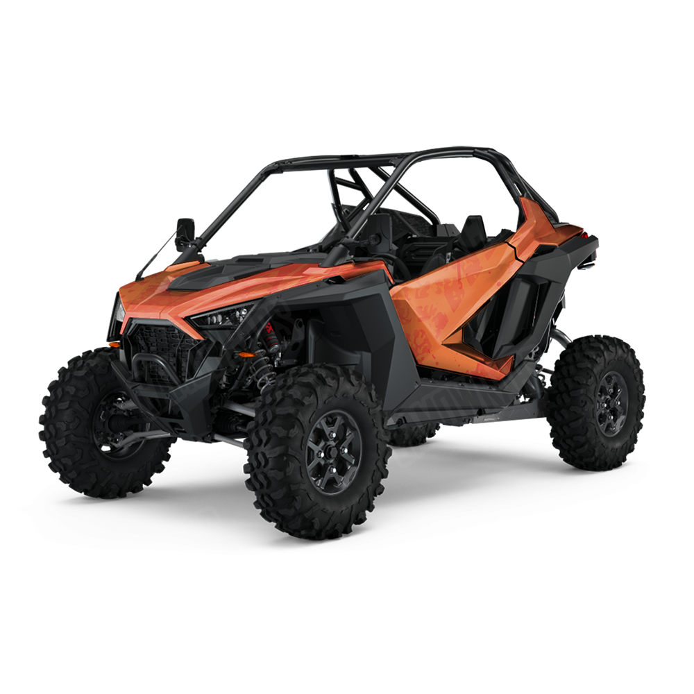 Tire Splatter Elite Orange UTV Wraps