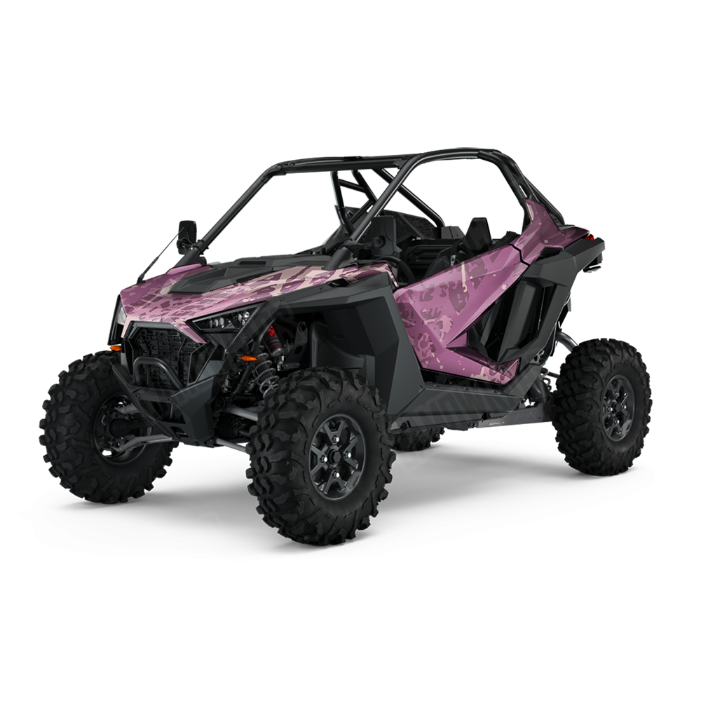 Tire Splatter Floral UTV Wraps
