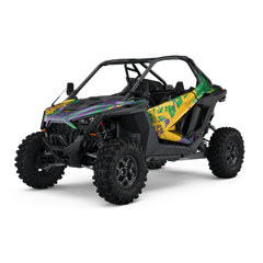 Tire Splatter Mardi Gras UTV Wraps