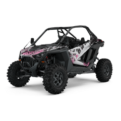 Tire Splatter Pink Tiger UTV Wraps