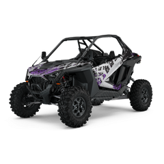 Tire Splatter Purple Tiger UTV Wraps