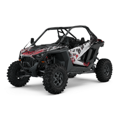 Tire Splatter Red Tiger UTV Wraps