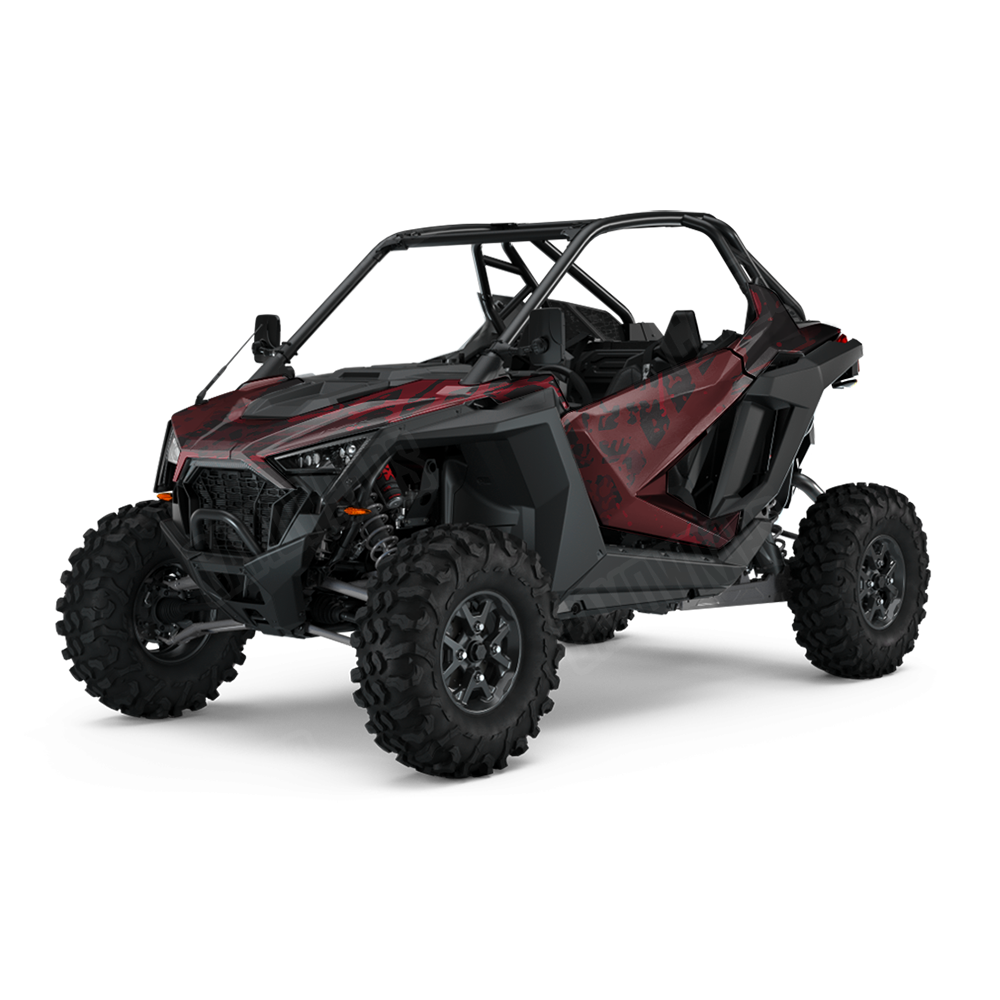 Tire Splatter Vampire Red UTV Wraps