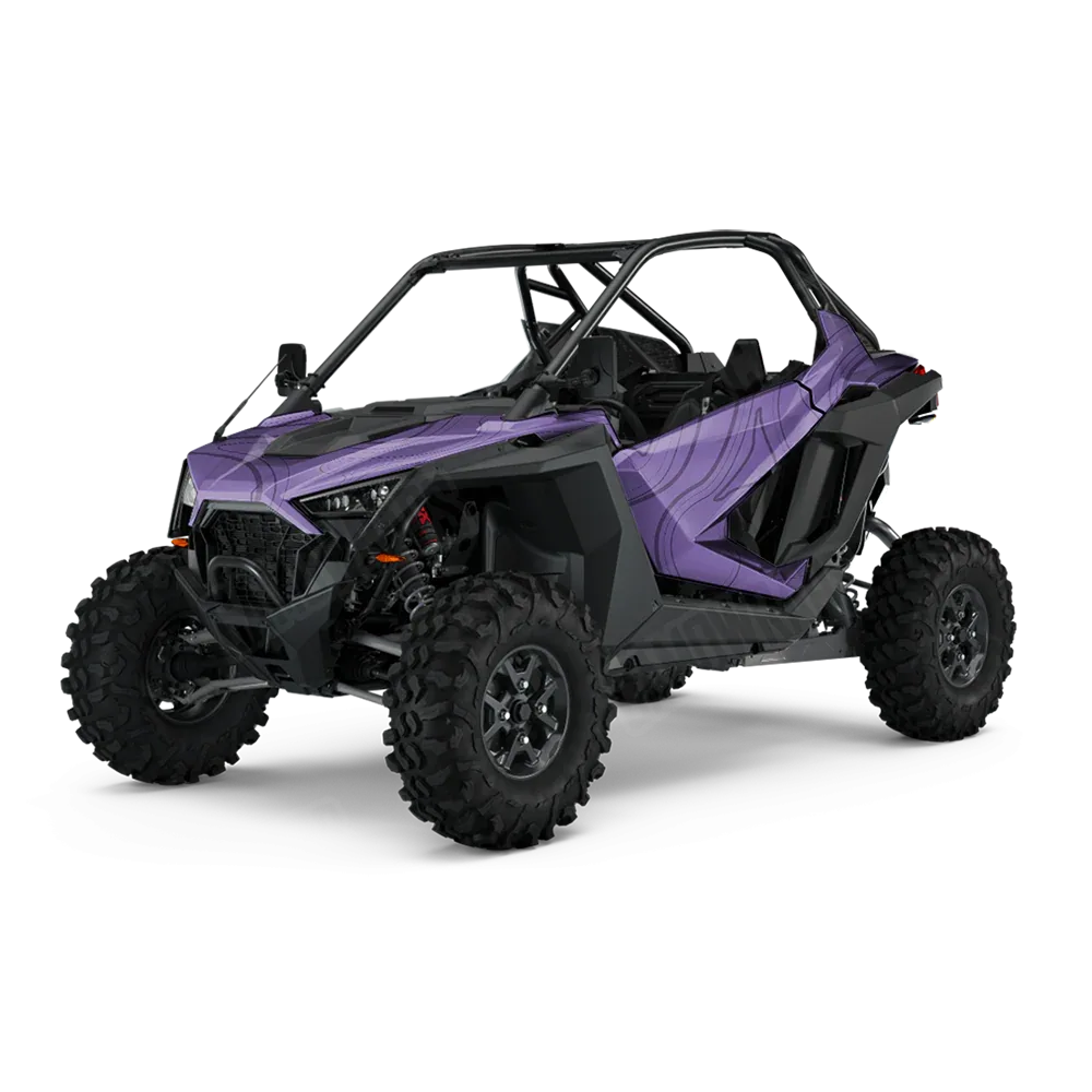 Topographic Purple UTV Wraps