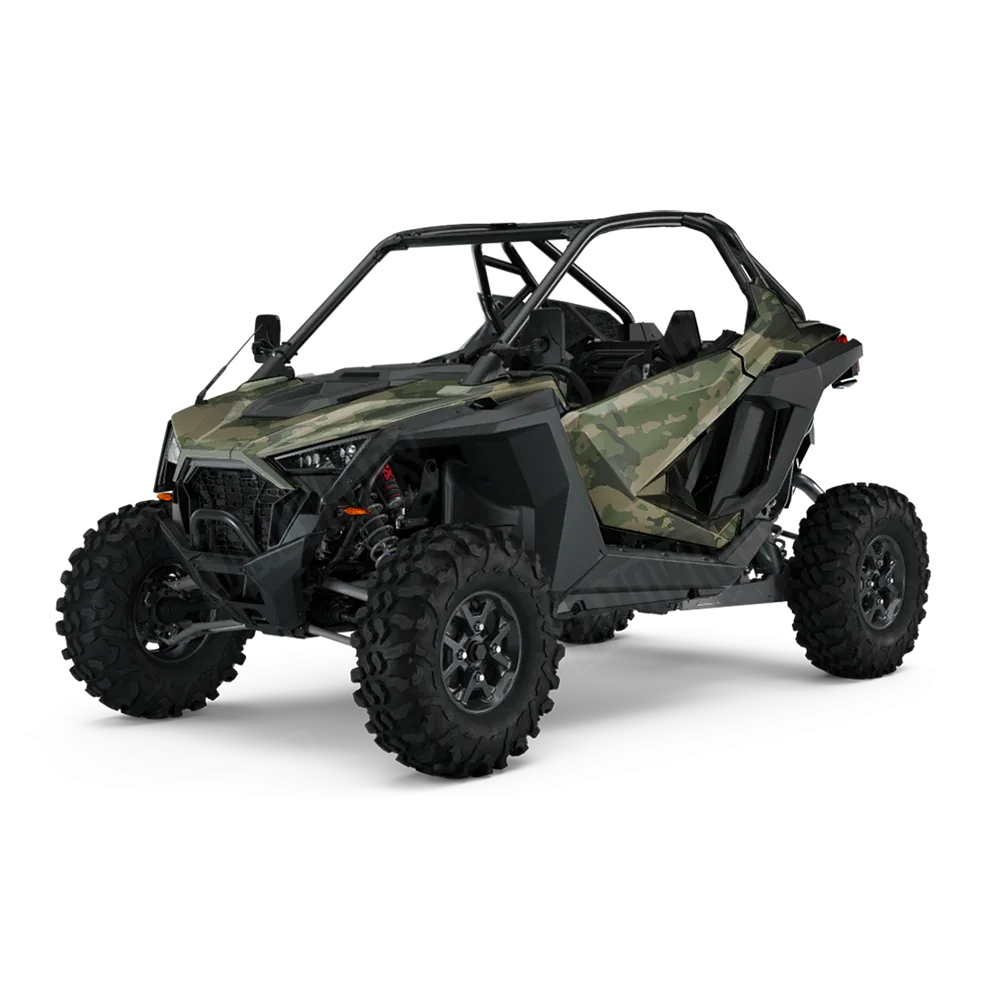 Treetop Army Green UTV Wraps