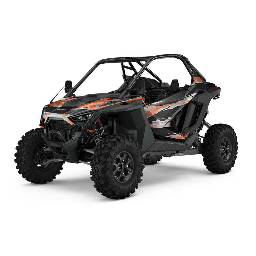 Vietnam Tiger Stripe Orange Tiger UTV Wraps