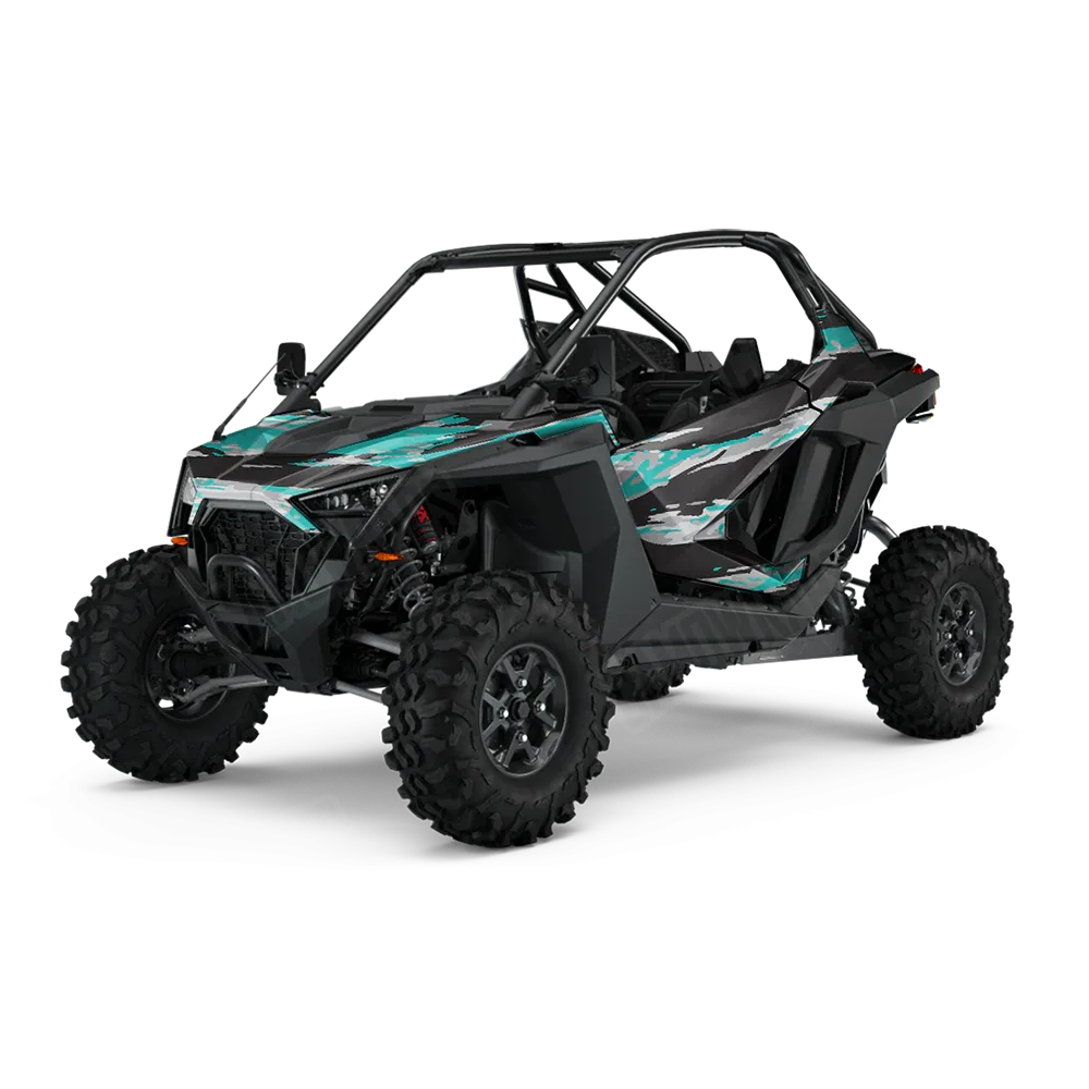 Vietnam Tiger Stripe Tiffany Blue Tiger UTV Wraps