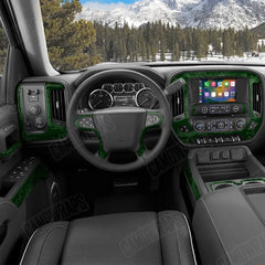 Compound Elite Green Car Interior Skins