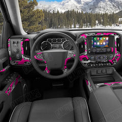 Compound Magenta Tiger Car Interior Skins
