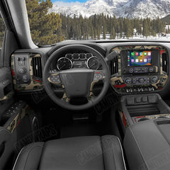 Compound Militant Red Car Interior Skins