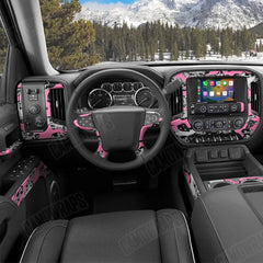 Compound Pink Tiger Car Interior Skins