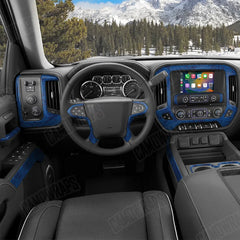 Crystal Elite Blue Car Interior Skins