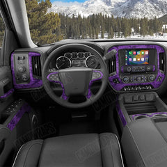 Crystal Elite Purple Car Interior Skins