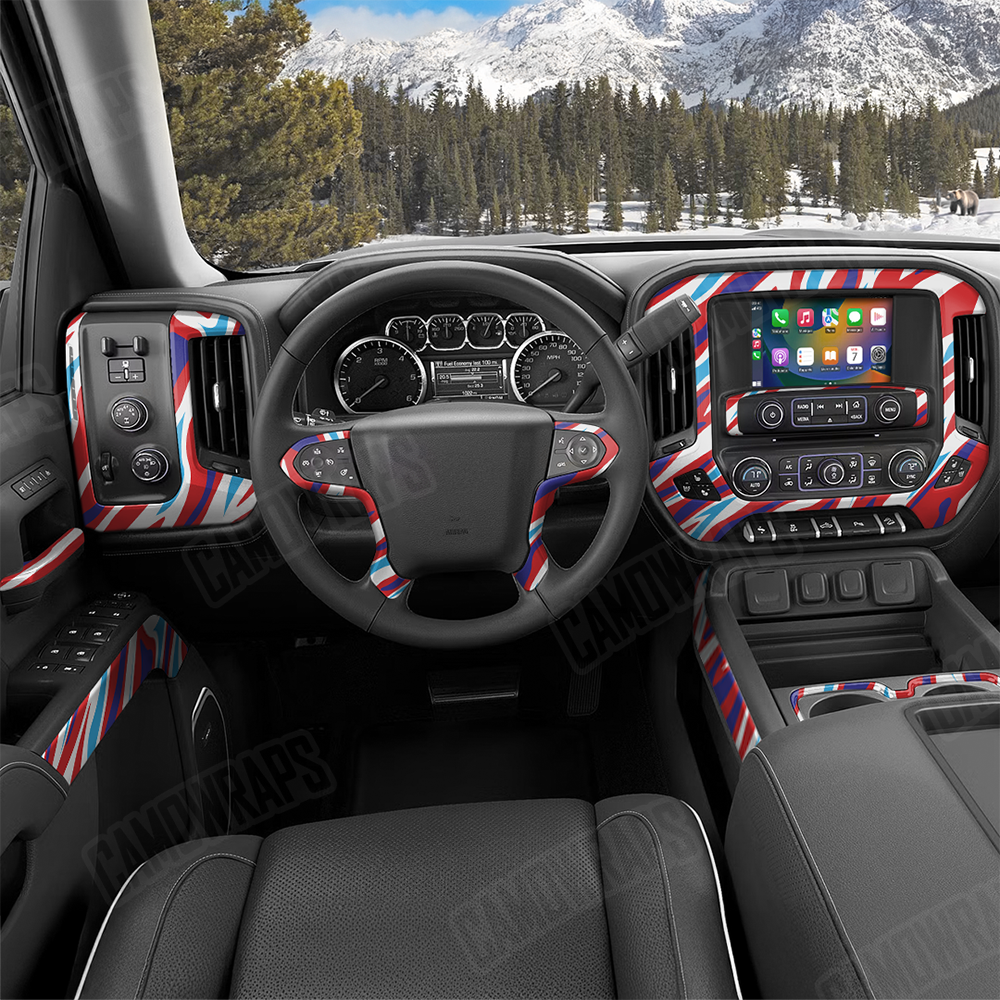 Fun Stripe M Series Car Interior Skins