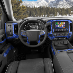 Kryptek Blue Car Interior Skins