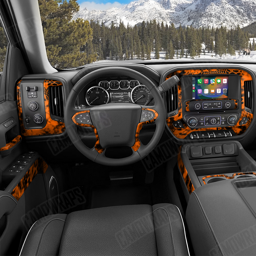 Kryptek Inferno Car Interior Skins