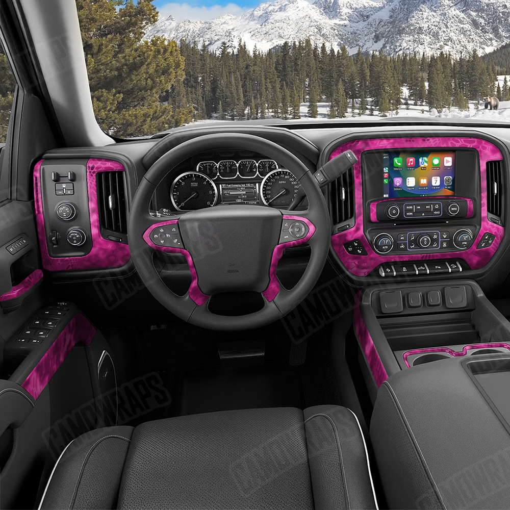 Kryptek Magenta Car Interior Skins
