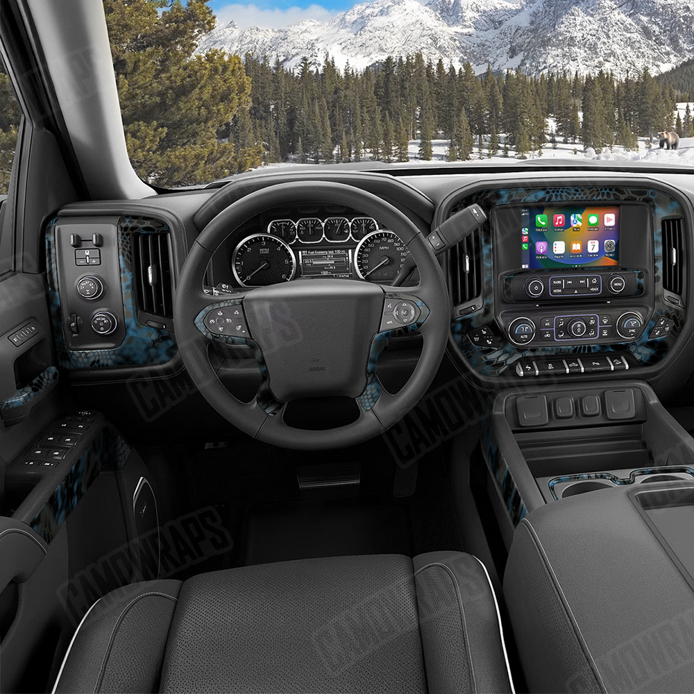 Kryptek Neptune Car Interior Skins