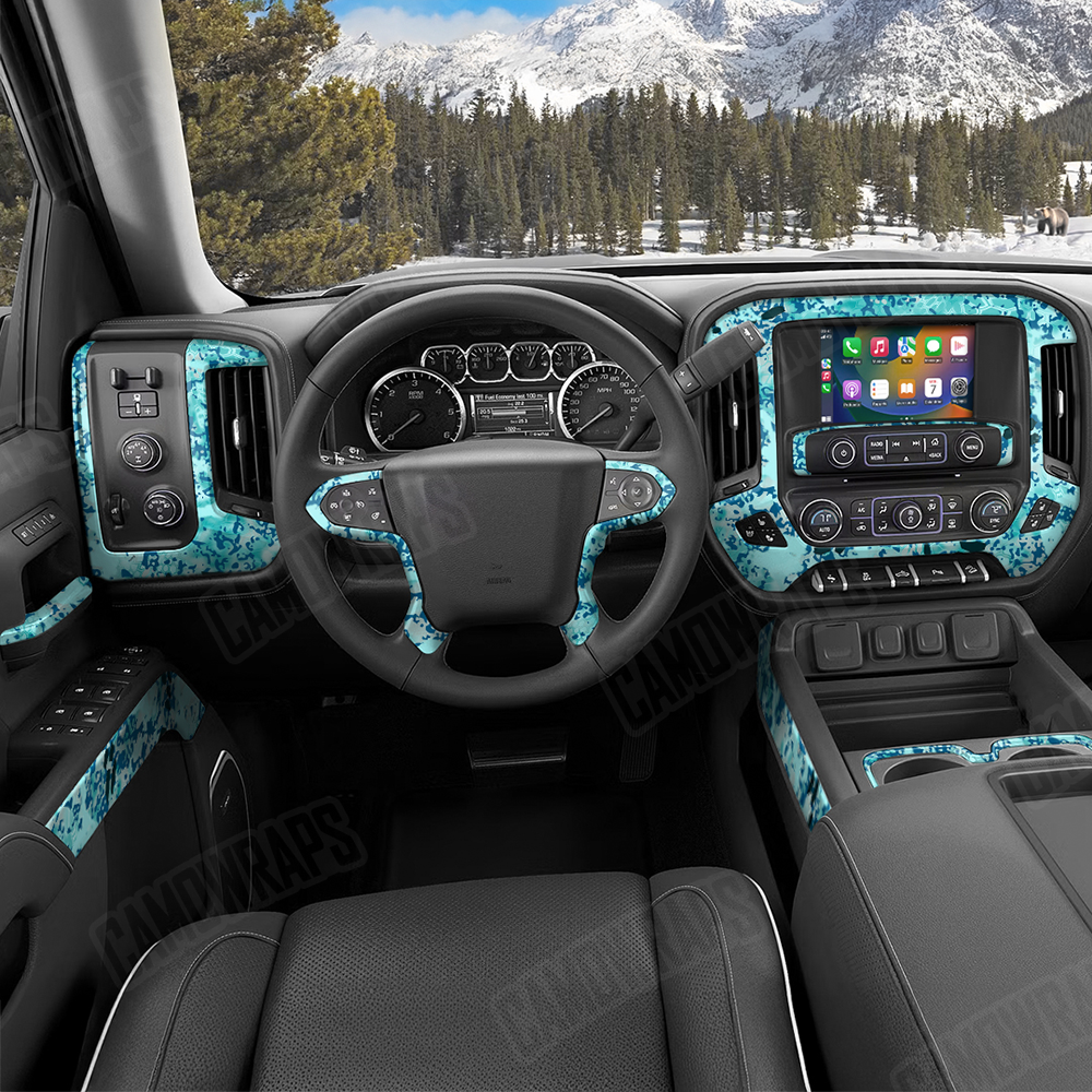 Kryptek Obskura Glacier Car Interior Skins