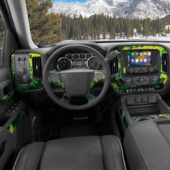 Kryptek Toxic Waste Car Interior Skins