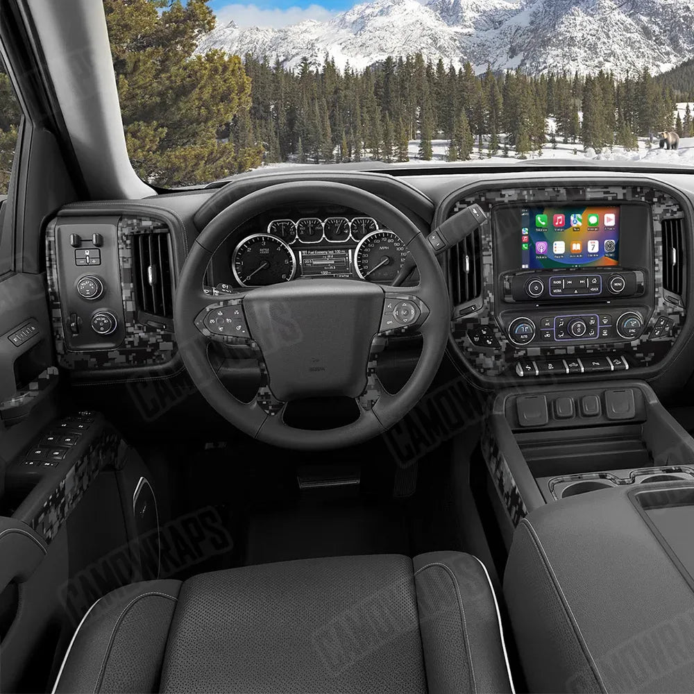 Digital Midnight Car Interior Skins