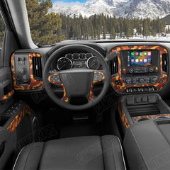 Ragged Autumn Car Interior Skins