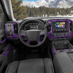 Ragged Elite Purple Car Interior Skins