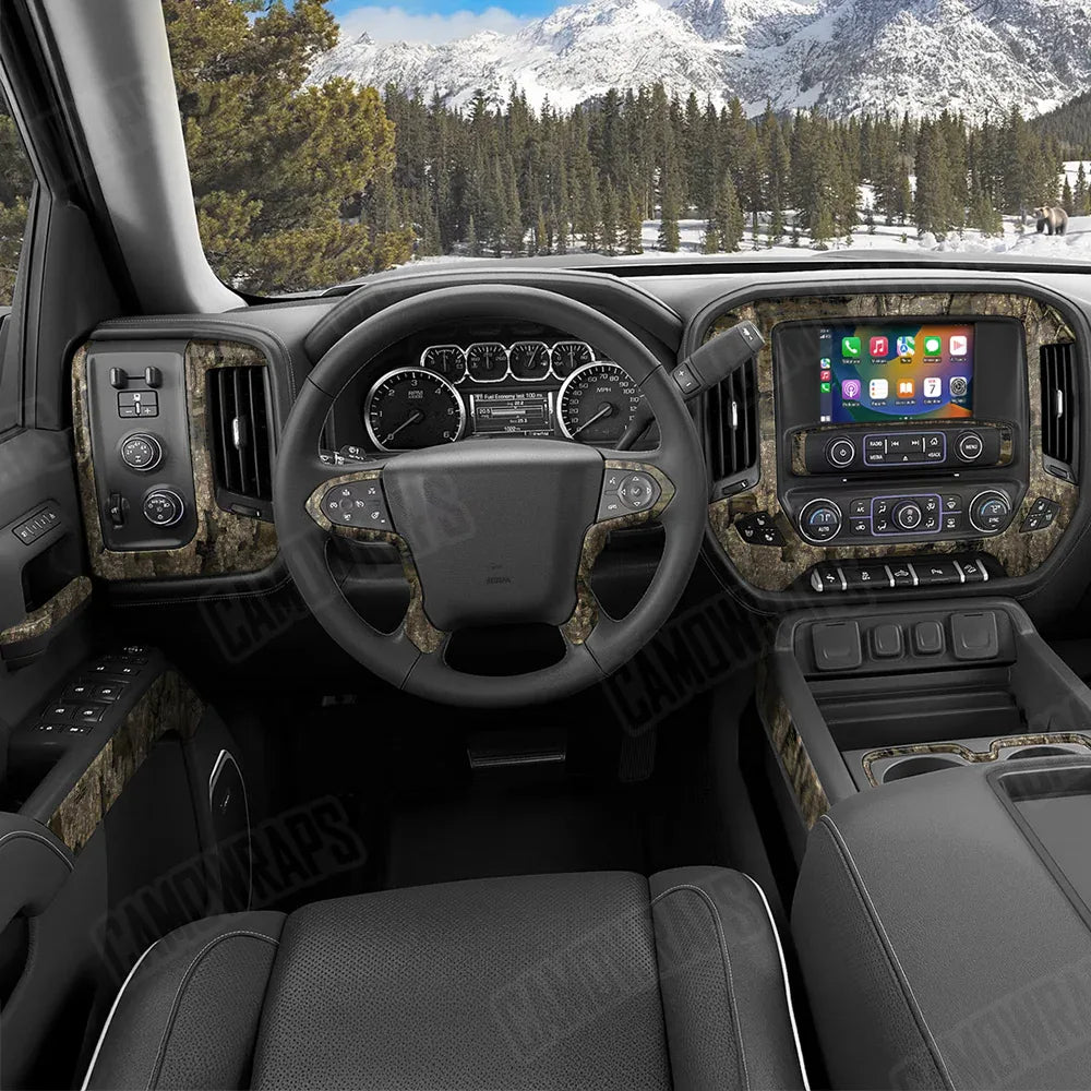 Realtree Nature Timber Car Interior Skins
